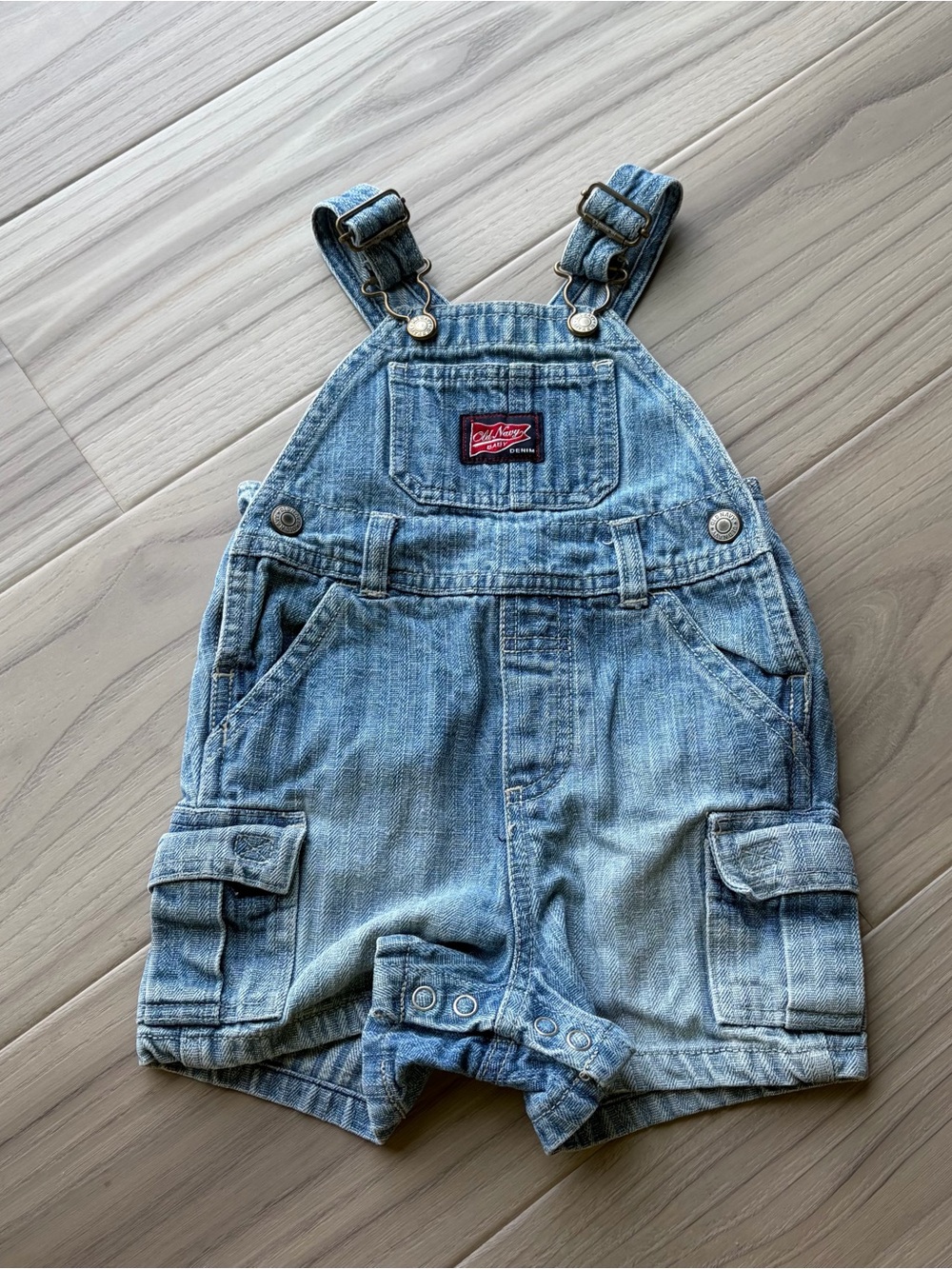Vintage Y2K Old Navy Cargo Short Overalls